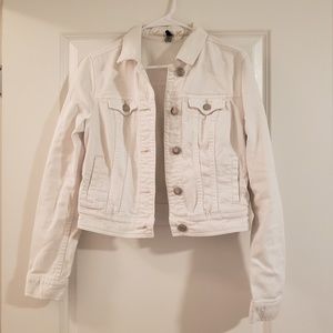 White Jean Jacket American Eagle
